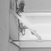 Душова шторка для ванни, матове скло 80х140 см AM.PM WU90BS-080-140CM Gem