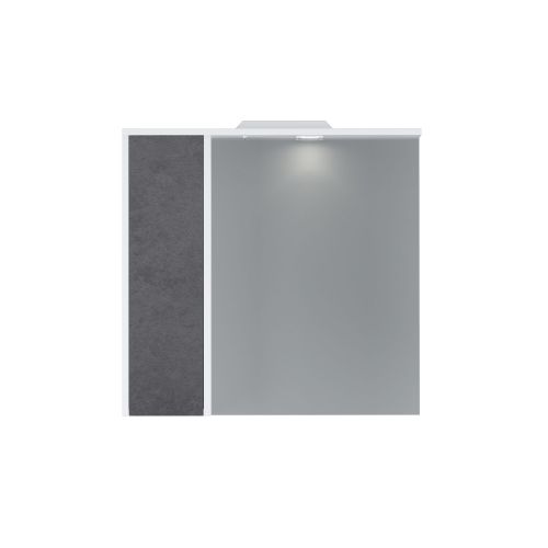 Зеркальный шкаф с подсветкой 75 см, левый, базальт AM.PM Gem S M91MPL0751BF38