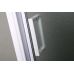 Двері в нішу розстібні Eger 7080 * 185 см, профіль білий регульований, скло Zuzmara 5мм