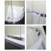 TOKAI душова кабіна кутова округла 90 * 90 * 200, на дрібному піддоні 15 см, профіль хром, скло прозоре 5 мм