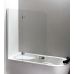 Шторка на ванну Eger 120*150 левая/правая, профиль хром, стекло прозрачное 6 мм