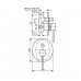 Змішувач для ванни прихованого монтажу Emmevi Piper SC45019