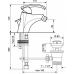 Смеситель для биде Emmevi Ramses, однорычажный SC72004