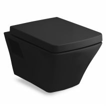 Унитаз подвесной черный VOLLE TEO в комплекте с сиденьем slow-closing