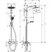 Душевая система с однорычажным смесителем Hansgrohe Crometta S 240 1jet Showerpipe, хром
