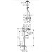 Душевая система 1,60м Hansgrohe Crometta 160 Showerpipe