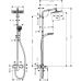 Душова система з одноважільним змішувачем Hansgrohe Crometta E 240 1jet Showerpipe, хром