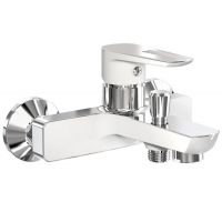 Змішувач для ванни Imprese BRECLAV, хром / білий, 35 мм