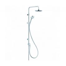 Душова система Kludi Logo Dual Shower System 200 верхній і ручний душ, хром 6809305-00