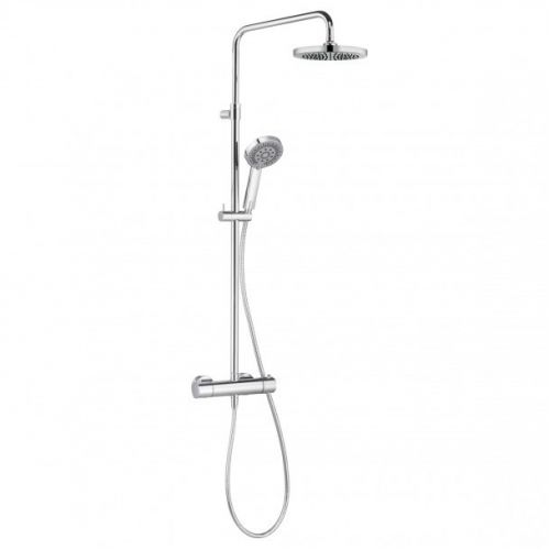 Душевая система Kludi A-QA Dual Shower System 845 верхний и ручной душ, хром 6619505-00
