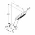 Ручний душ Kludi Freshline, 140 мм, 3 режими, білий 6795091-00