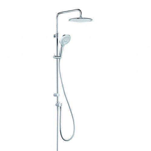 Душова система Kludi Freshline Dual Shower System 1290 верхній і ручний душ, хром 6709005-00
