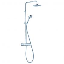 Душевая система Kludi Logo Dual Shower System 1290 верхний и ручной душ, хром 6809205-00