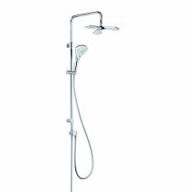 Душевая система Kludi Fizz Dual Shower System 1290 верхний и ручной душ, хром 6709305-00