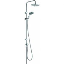 Душевая система Kludi A-QA Dual Shower System 1165 верхний и ручной душ, хром 6609105-00
