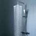 Душова система Kludi Fizz Dual Shower System 1233 верхній і ручний душ, хром 6709505-00