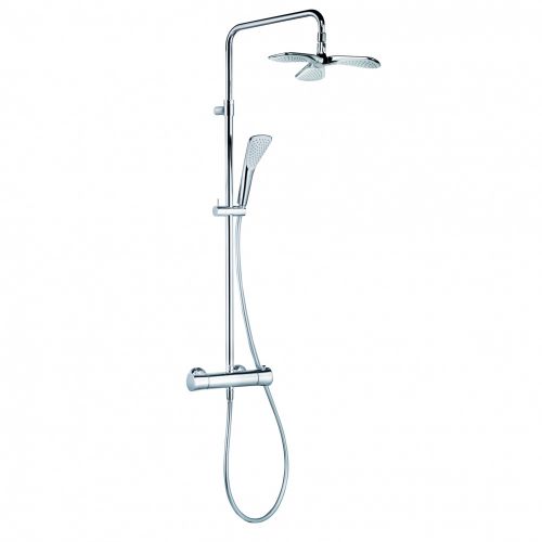 Душова система Kludi Fizz Dual Shower System 1233 верхній і ручний душ, хром 6709505-00