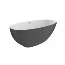 Отдельностоящая ванна Polimat KIVI графит, 165 x 75 см