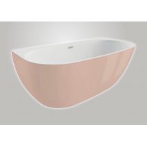 Окремостояча ванна Polimat RISA рожева, 170 x 80 см