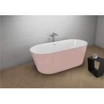 Отдельностоящая ванна Polimat UZO розовый, 160 x 80 см