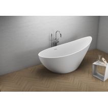 Отдельностоящая ванна Polimat ZOE белая, 180 x 80 см
