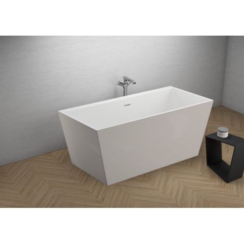 Окремостояча ванна Polimat LEA сіра, 170 x 80 см