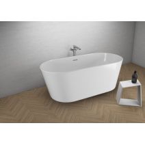 Отдельностоящая ванна Polimat UZO белая, 160 x 80 см