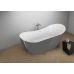 Окремостояча ванна Polimat ABI графіт 180 x 80 см