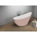 Окремостояча ванна Polimat ZOE рожевий, 180 x 80 см