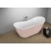 Окремостояча ванна Polimat ABI рожева 180 x 80 см