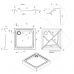 Душевой поддон Qtap Unisquare 800x800 SD00039732