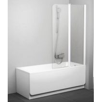 Штора для ванни Ravak CVS2-100 L / R Білий TRANSPARENT