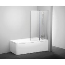 Штора для ванны 10 CVS2-100 L Белый TRANSPARENT