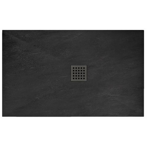 Душовий піддон REA BLACK ROCK 80X120