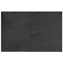 Душовий піддон REA BLACK STONE 80X100