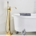 Змішувач для ванни REA CARAT GOLD золотий підлоговий