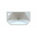 Підвісна раковина Snail Тритон L 45 білий