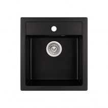 Кухонна мийка Qtap CS 5046 Black (QT5046BLA404)