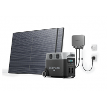 Комплект EcoFlow PowerStream - мікроінвертор 600W + зарядна станція Delta Pro та сонячні панелі 2х40