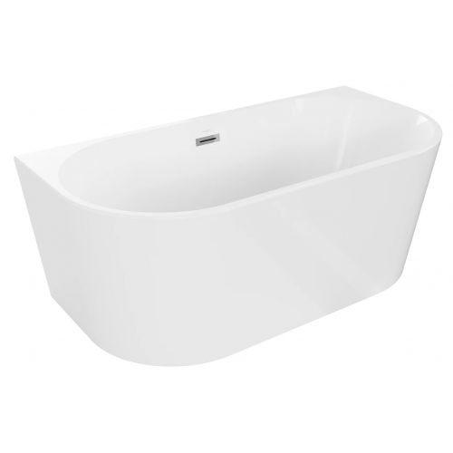 Ванна пристенная MEXEN OVAL WHITE 170x80 акриловая