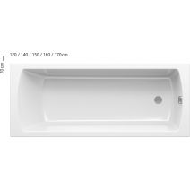 Ванна CLASSIC II 170x70 N біла