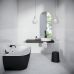 Ванна FREEDOM W 1660x800 білий/чорний окремо стояча