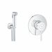 Комплект инсталляция Grohe Rapid SL 38722001 + унитаз с сиденьем Qtap Jay QT07335176W + набор для гигиенического душа