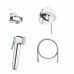 Комплект інсталяція Grohe Rapid SL 38772001 + унітаз з сидінням Qtap Swan QT16335178W + набір для гігієнічного душу