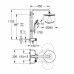 Душова система з термостатом для настінного монтажу Grohe Euphoria SmartControl 260 Mono 26509000