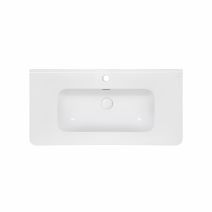 Раковина Qtap Albatross 9H 1000х460х180 White с донным клапаном QT01119100HW