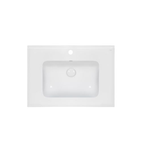 Раковина Qtap Albatross E49 700х490х200 White з донним клапаном QT01119070E49W