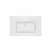 Раковина Qtap Albatross E49 800х490х200 White с донным клапаном QT01119080E49W