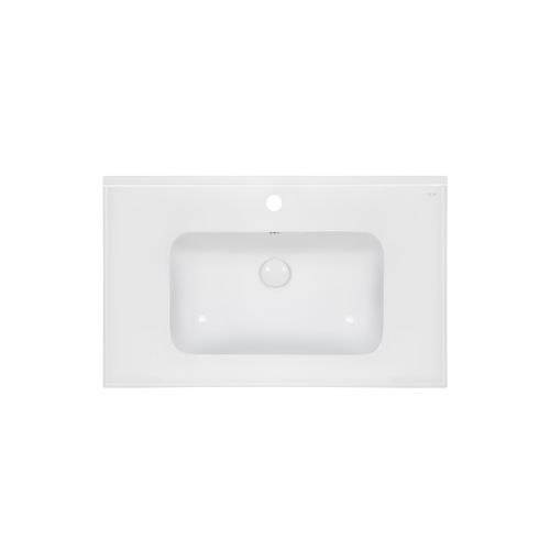 Раковина Qtap Albatross E49 800х490х200 White з донним клапаном QT01119080E49W