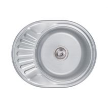 Кухонна мийка Lidz 6044 0,8 мм Decor (LIDZ6044DEC)